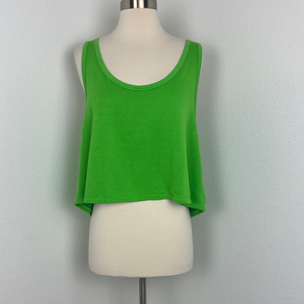 NWT Spiritual Gangster Bree Boxy Tank in Vibrant Green, XL